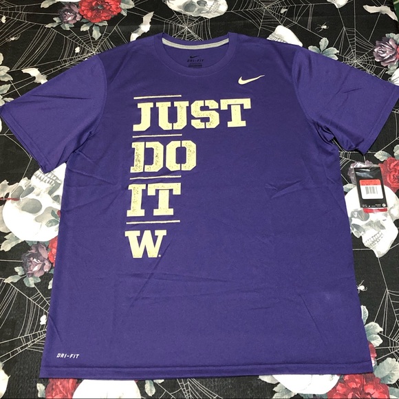 Nike Other - NWT 2012 NIKE DRI-FIT WASHINGTON HUSKIES JDI JUST DO IT LEGEND T-SHIRT MENS M L